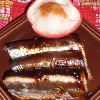 秋刀魚の塩麹焼き